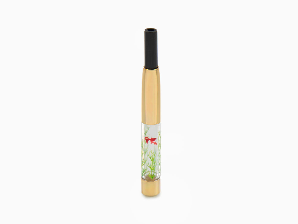 Nakaya Accesorios Converter Maki-e converter, Gold fishes and plant