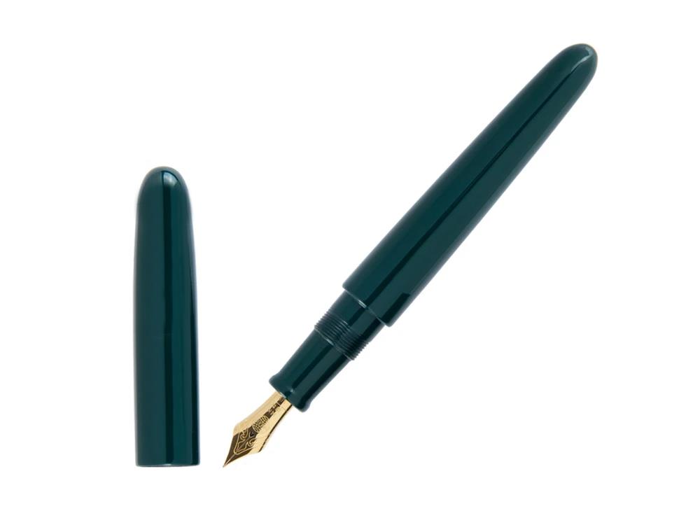 Nakaya Cigar Midori Fountain Pen Ebonite, Urushi lacquer