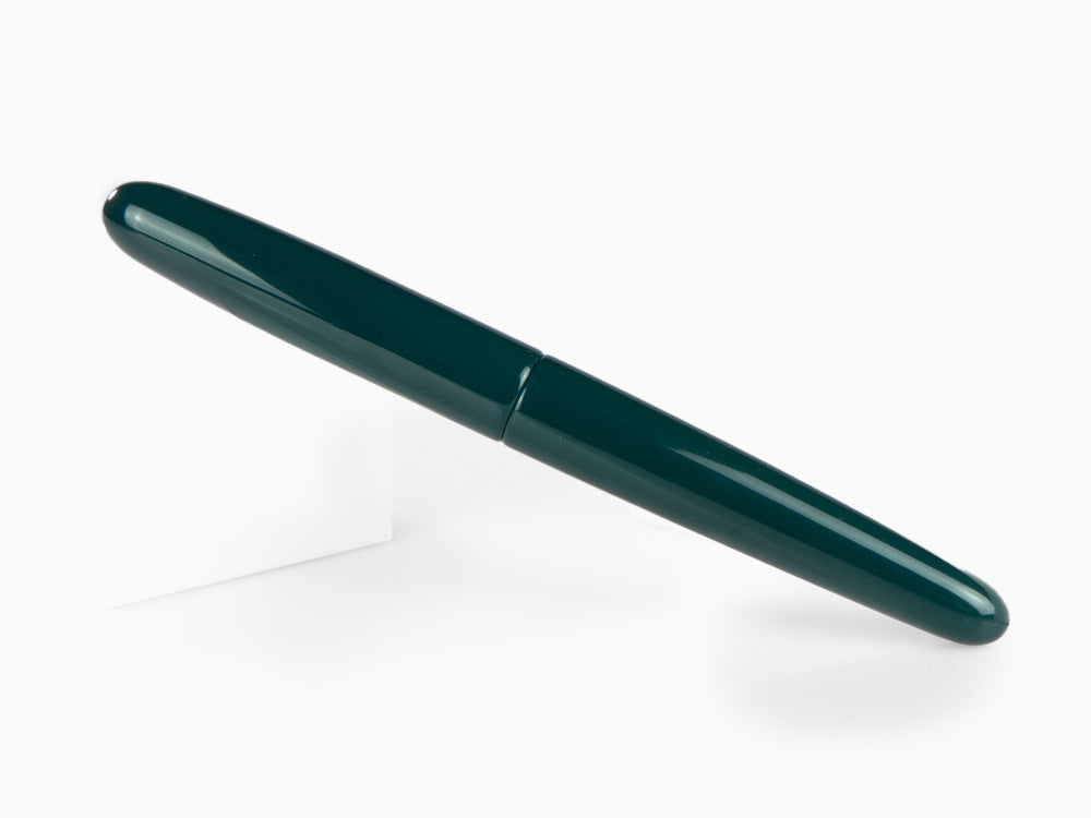 Nakaya Cigar Fountain Pen Portable, Midori, Ebonite, Gold 14k rodhium