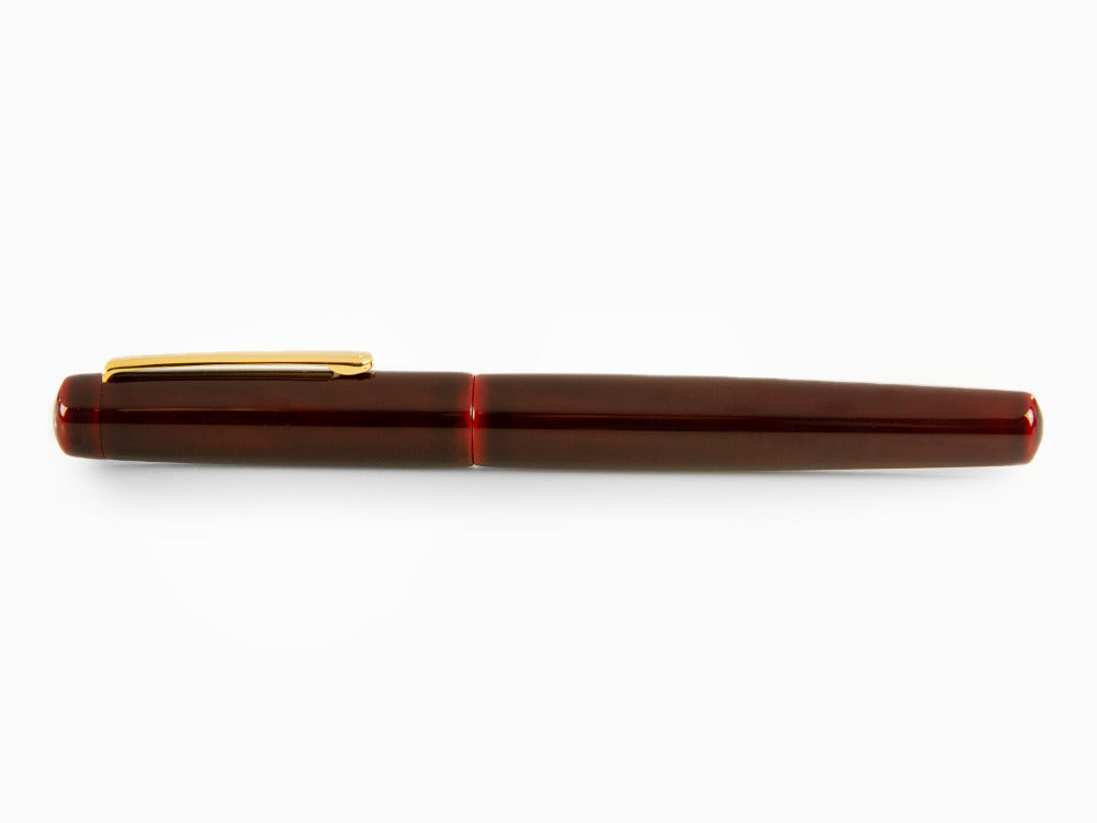 Nakaya Neo-Standard Fountain Pen, Aka-Tamenuri, Ebonite, Music