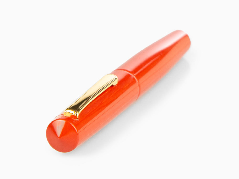 Nakaya Writer Fountain Pen Arai Shu, Ebonite and Urushi lacquer