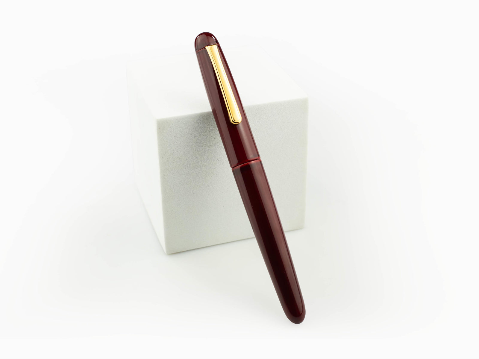 Nakaya Writer Fountain Pen Portable, Aka Tamenuri, Urushi, Metal