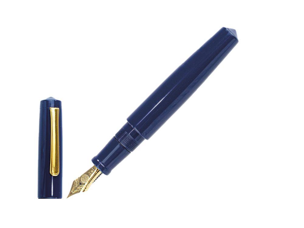 Nakaya Writer Fountain Pen, Kikyo, Ebonite and Urushi lacquer - Nib M