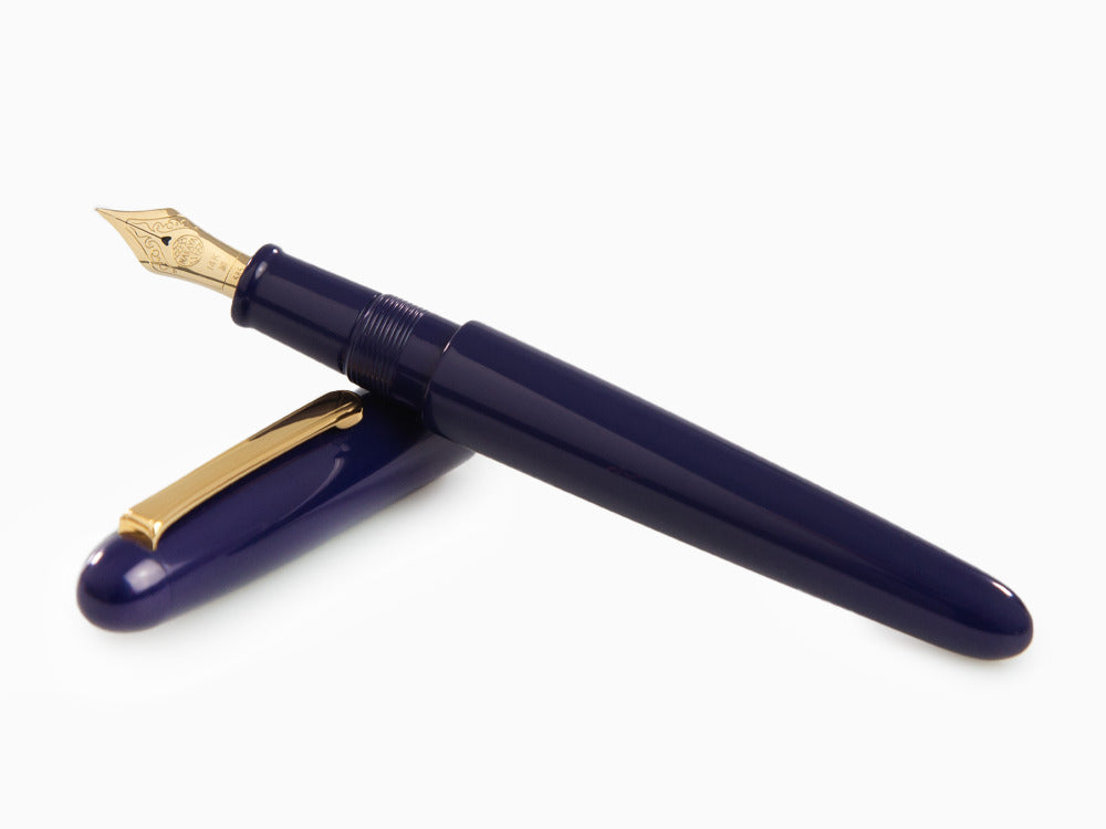 Nakaya Writer Fountain Pen, Shobu, Ebonite and Urushi lacquer, Portable