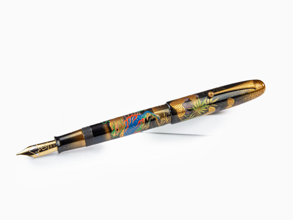 Namiki Emperor Kylin Fountain Pen, Maki-e, 18k Gold trim, FNF-70M-KRN