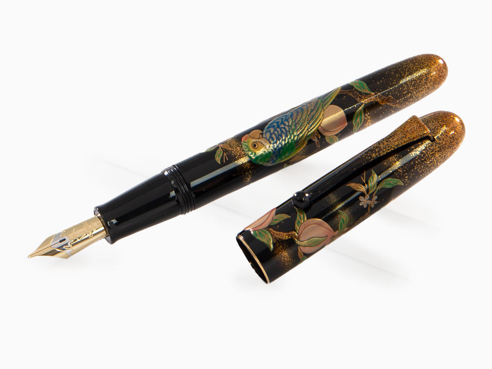 Namiki Yukari Royale Parrot with Peach Fountain Pen, Gold, FNK-45M-MMO