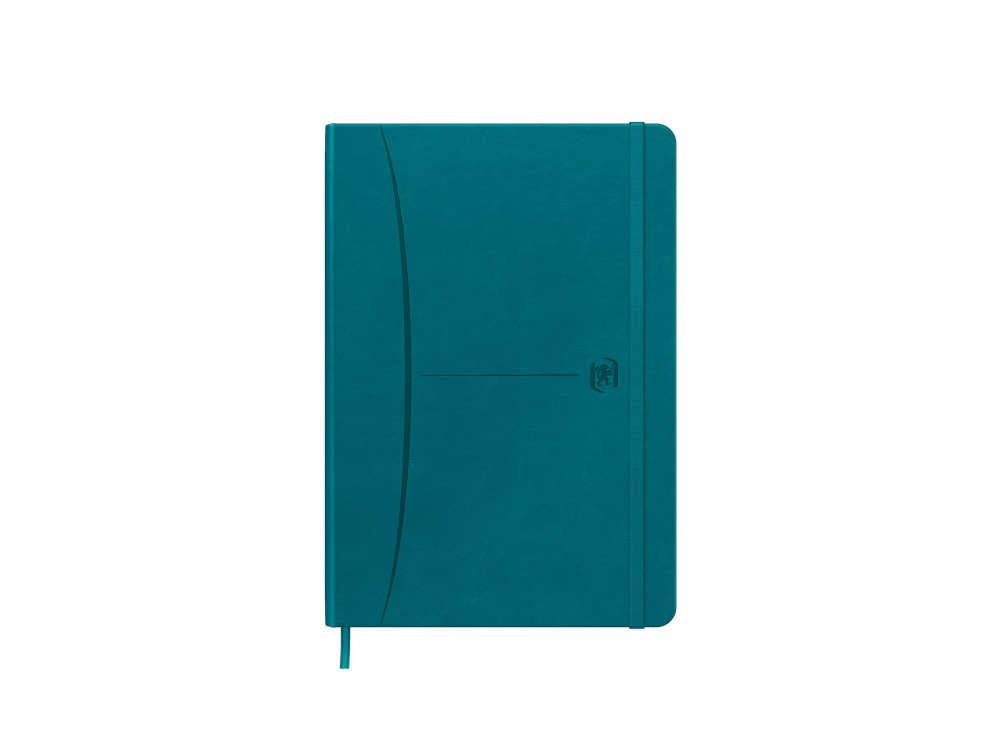 Oxford Plain Signature Notebook A5 Aqua, 400163614-AQUA