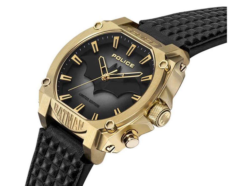 Police Forever Batman Quartz Watch, PVD Gold, Limited Edition, PEWGD0022602
