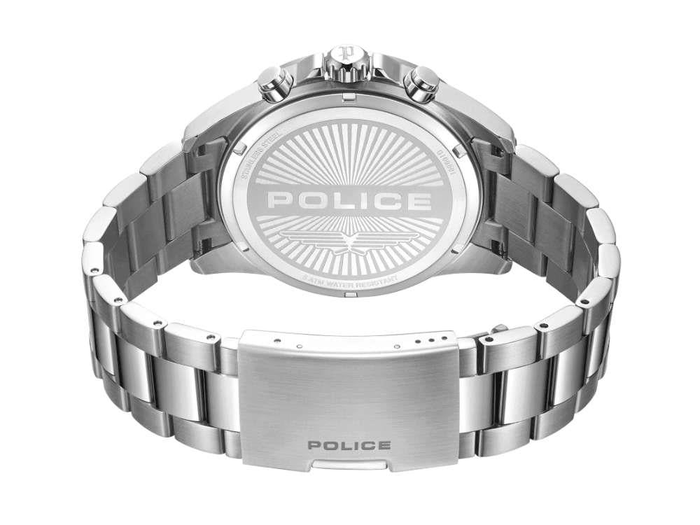Police Cipher Quartz Watch, 45 mm, Black, PEWGI0000104