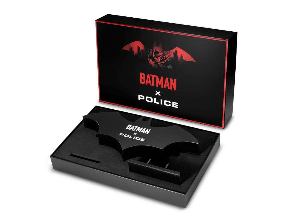 Police Batman Gotham Quartz Watch, 44.5 mm, Black, Limited Edition, PEWGM0075301