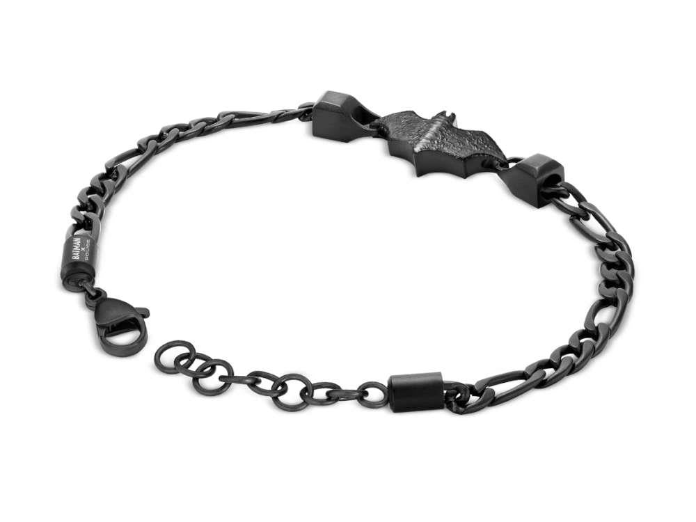 Police Crusader Quartz Watch & Batarang Bracelet Set Limited Ed, PEWGQ0089902