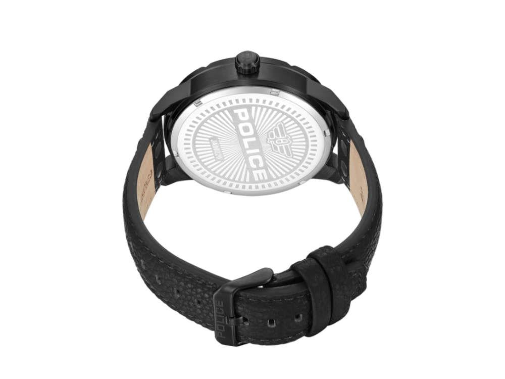 Police Huntley Quartz Watch, PVD, 48 mm, Black, PEWJA0022001