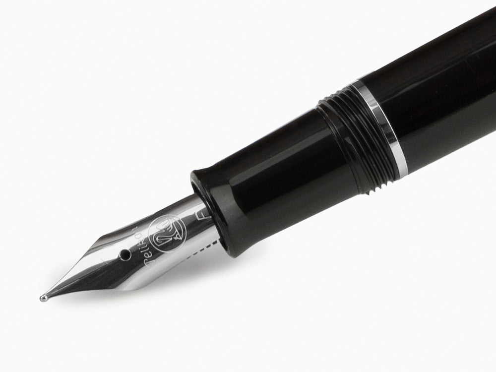 Pelikan Classic P205 Fountain Pen, Black, Chrome trim, 930859