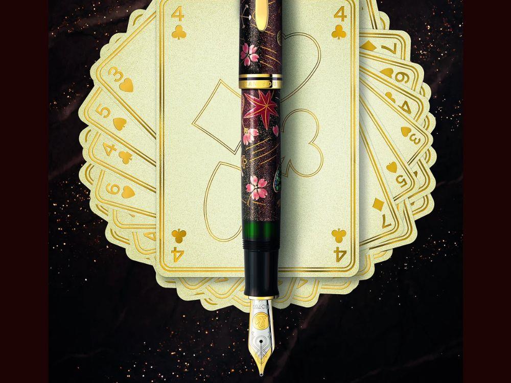 Pelikan Maki-e Four Seasons Lucky Charm Fountain Pen, Limited Ed, 829007
