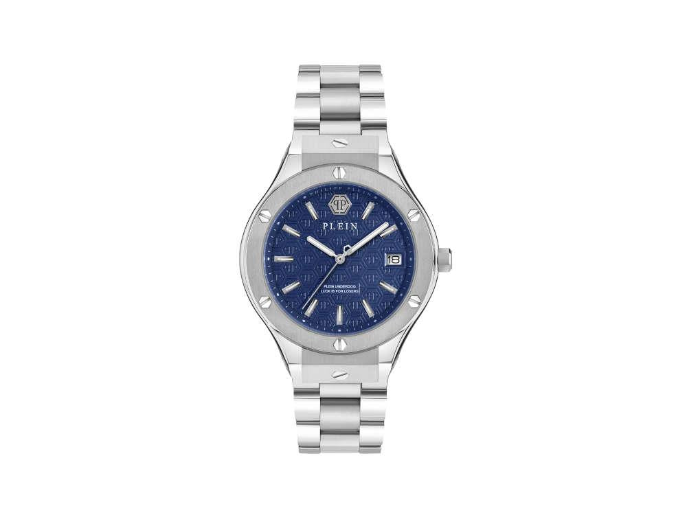 Philipp Plein Underdog Quartz Watch, Blue, 44 mm, PWUFA0425