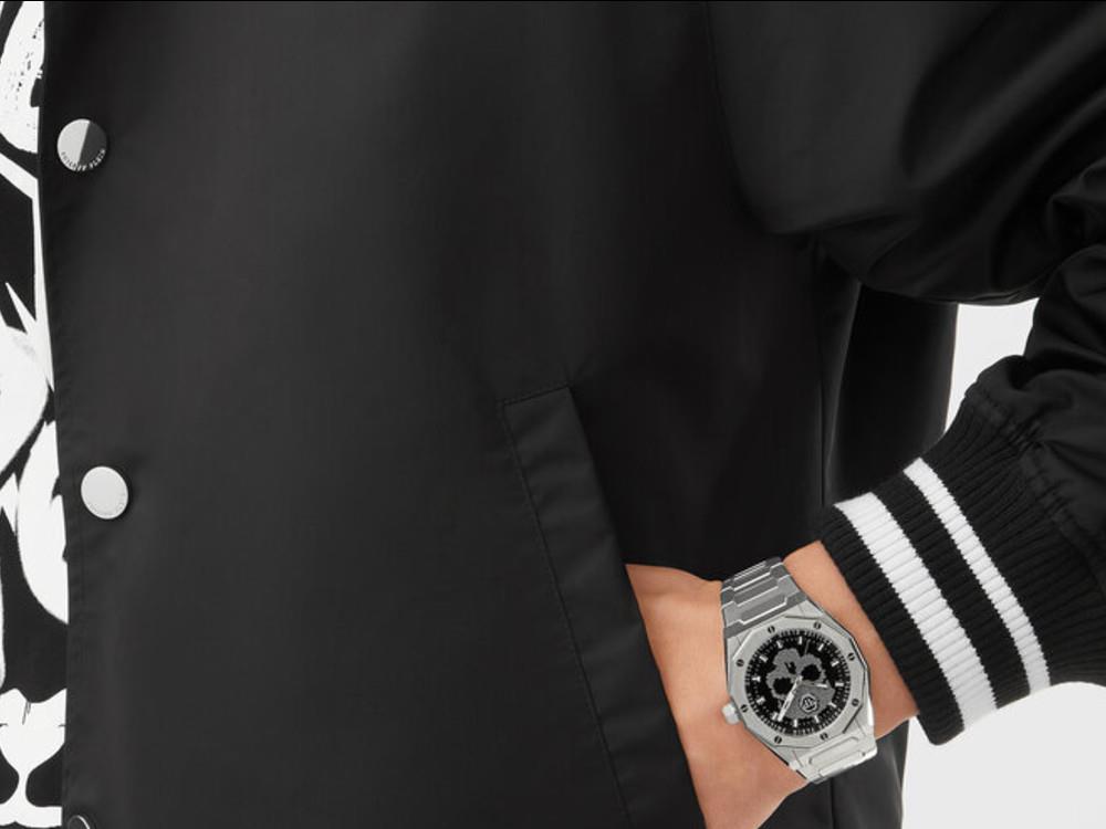 Philipp Plein Plein Deluxe Quartz Watch, Black, 44 mm, PWWGA0126