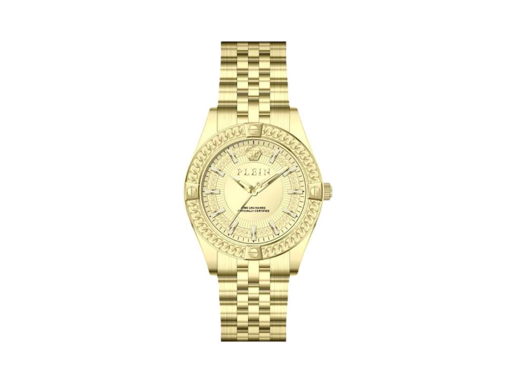 Philipp Plein Icon Chain Quartz Watch, Golden, 43 mm, PWZFA0325
