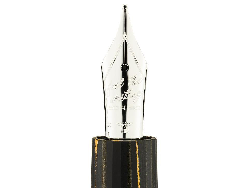 Scribo Flow Memoria Fountain Pen 18K, Limited Edition, FLOFP05PL1803