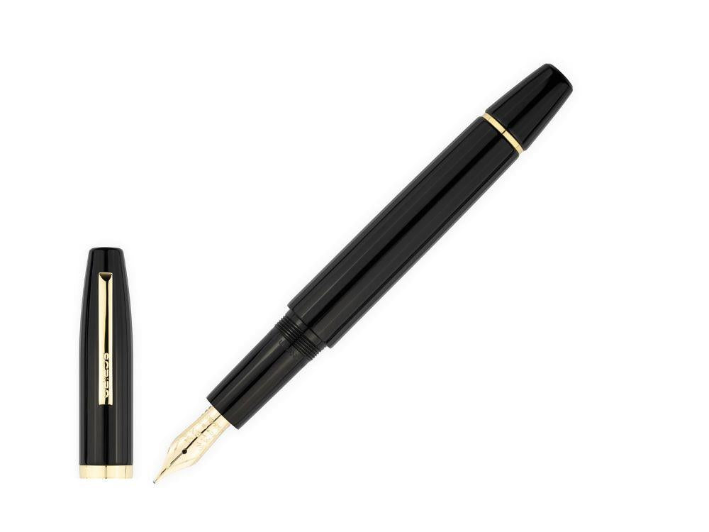 Scribo Flow Origine 18K Fountain Pen, Limited Edition, FLOFP06YG1803