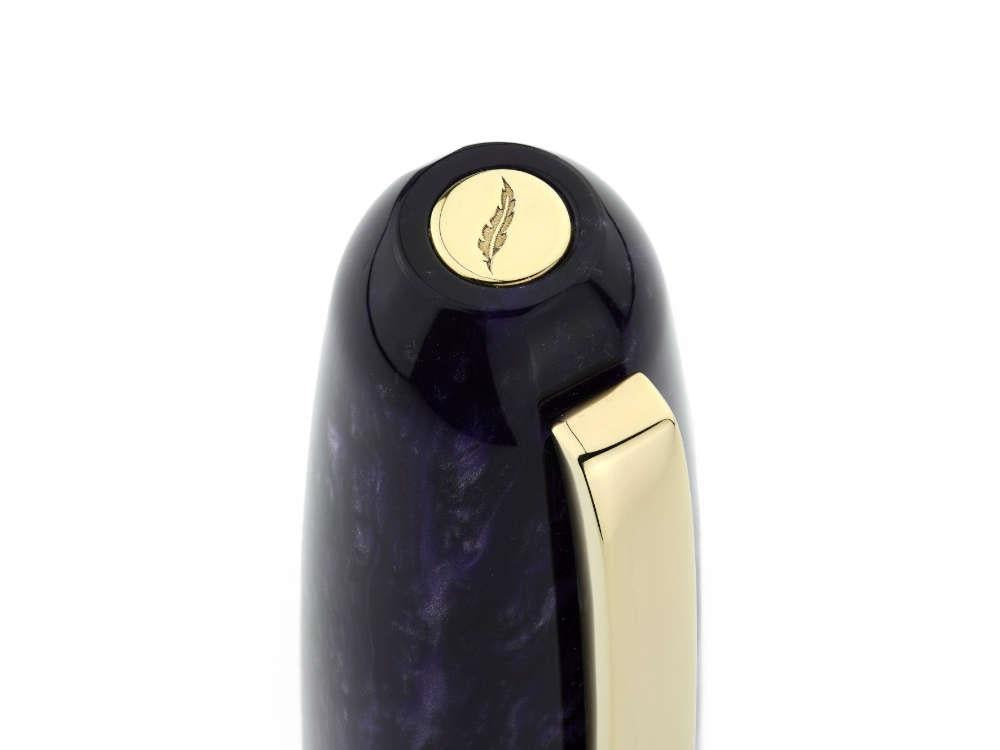 Scribo Piuma Ametista Fountain Pen, 14K, Limited Edition, PIUFP14YG1403