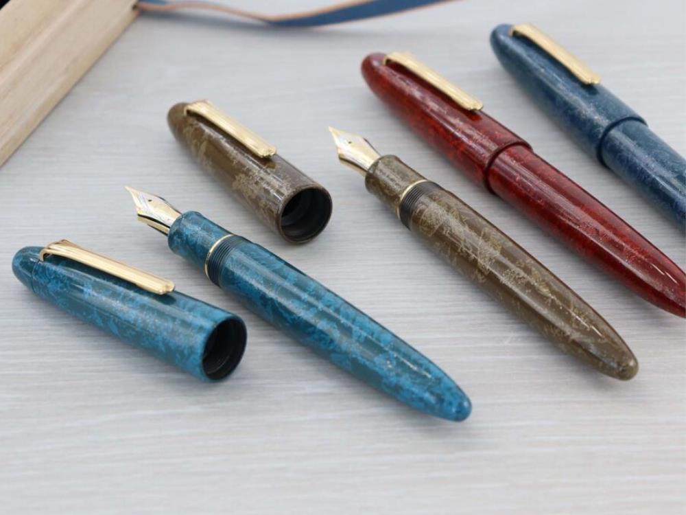 Sailor KOP Iro Miyabi II BUN-JIN-CHA Fountain Pen, Ebonite, 10-1600-488