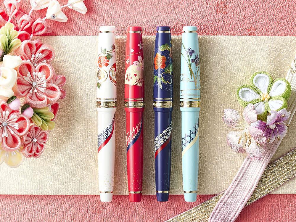 Sailor Professional Gear Slim Kimono Prosperity Fountain Pen 11-9844-430