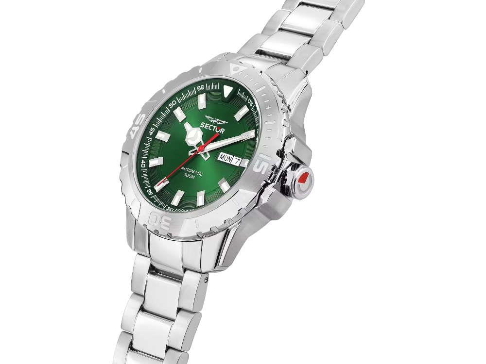 Sector No Limits Legend Automatic Watch, Green, 43 mm, R3223135006