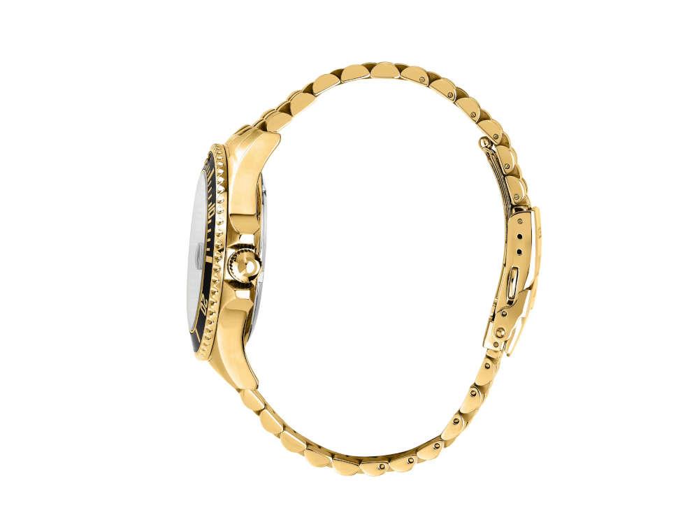 Sector No Limits 230 Quartz Watch, PVD Gold, Black, 43 mm, R3253161051