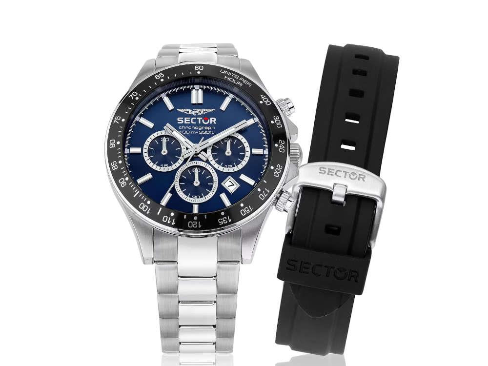 Sector No Limits 230 Quartz Watch, Blue, 43 mm, R3271661028