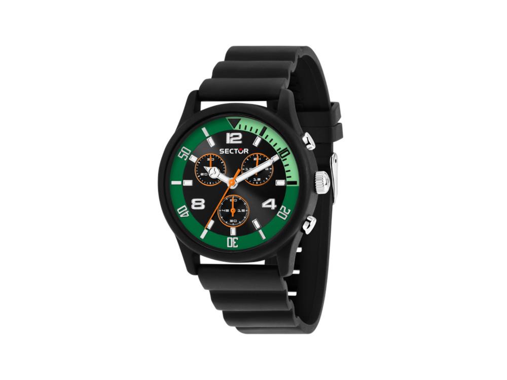 Sector No Limits H2O Quartz Watch, Black, 43 mm, R3271718002