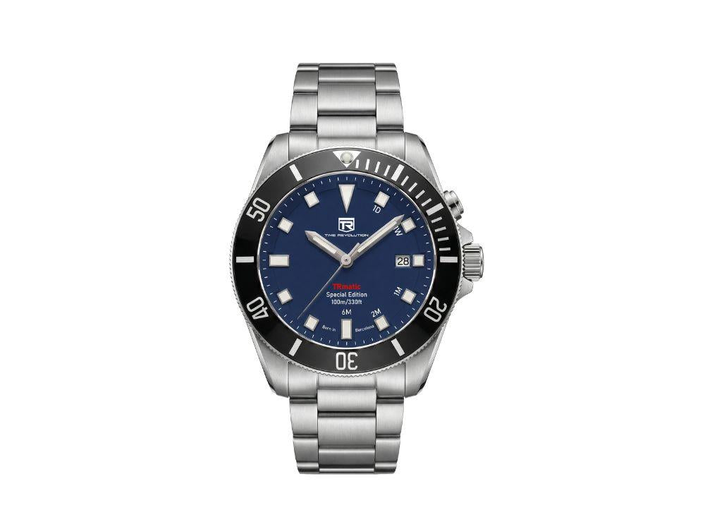 Time Revolution TRmatic Ocean Automatic Watch, 42 mm, Blue, TR02.02MB