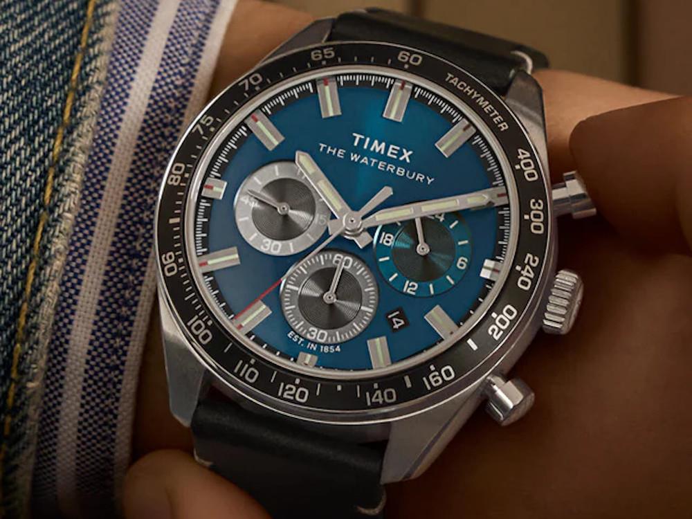 Timex The Waterbury Quartz Watch, Blue, 41 mm, TW2Y18600