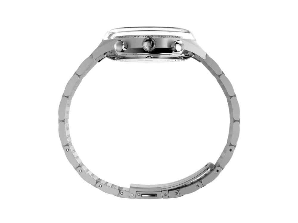 Timex Marlin Jet Quartz Watch, Silver, 40 mm, Chronograph, TW2Y24600