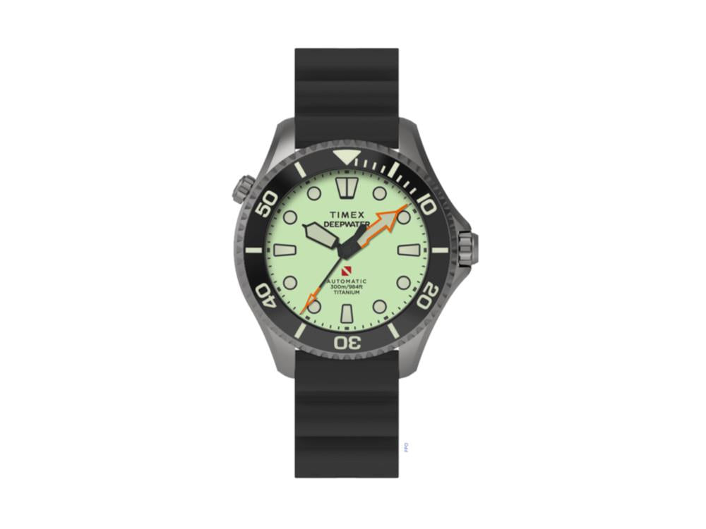 Timex DeepWater Meridian 300 HEV Automatic Watch, Titanium, 44 mm, TW2Y48300