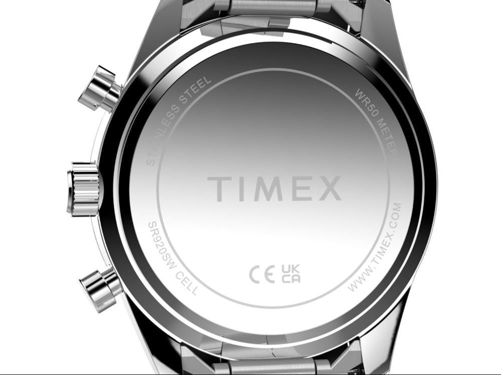 Timex Trend Ridgefield Quartz Watch, Black, 42 mm, Chronograph, TW2Y56900