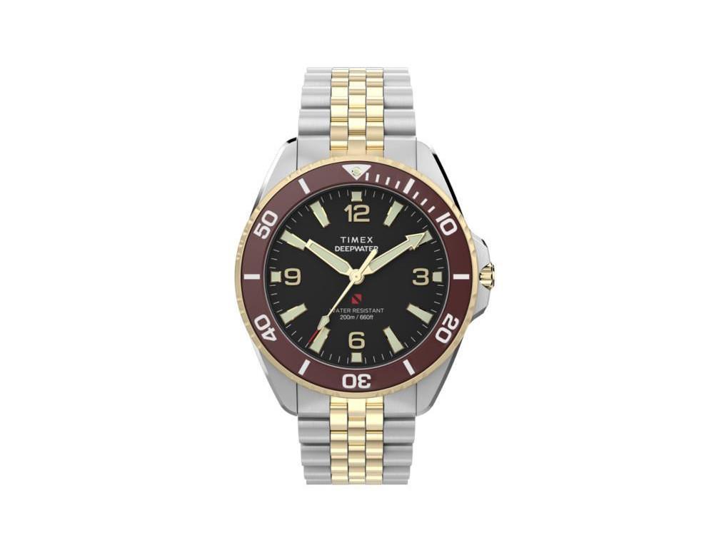 Timex DeepWater Arctic Quartz Watch, Black, 40.5 mm, TW2Y64700
