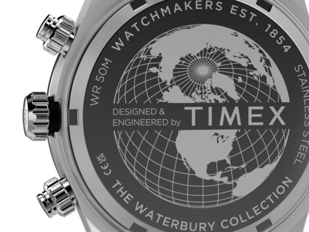 Timex The Waterbury Quartz Watch, Blue, 39 mm, Chronograph, TW2Y70600