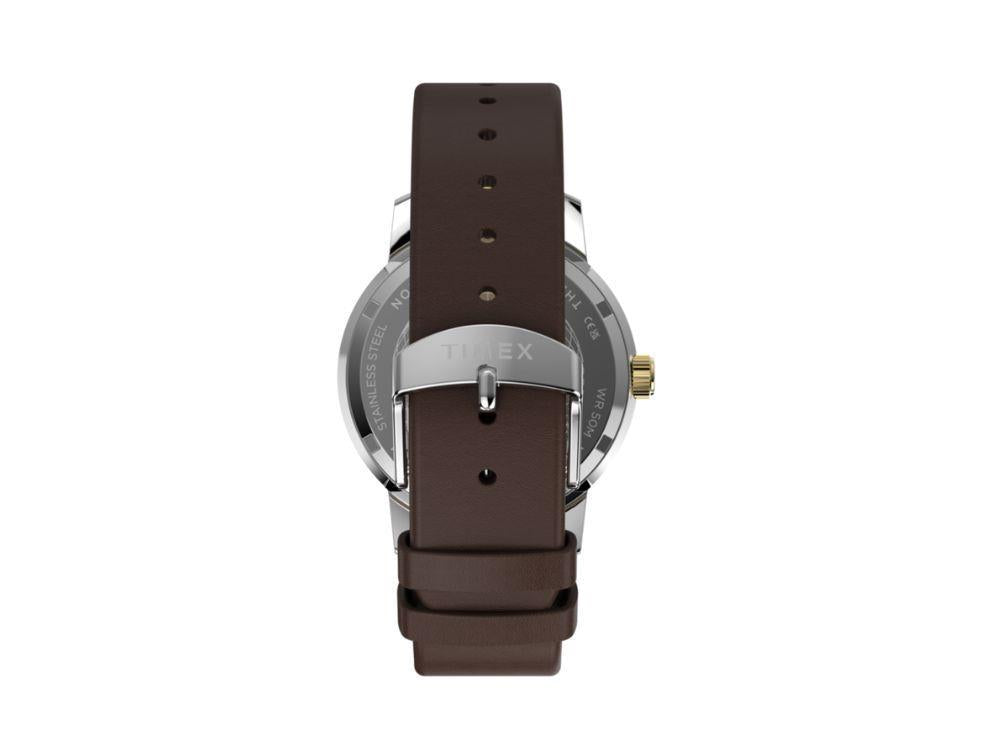 Timex Marlin Quartz Watch, Brown, 40 mm, TW2Y84200