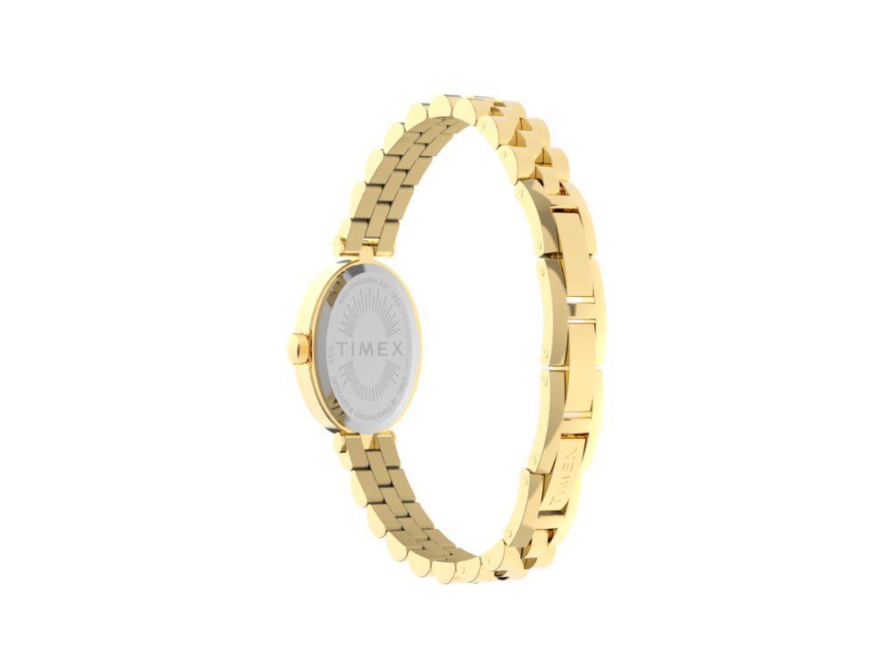 Timex Cavatina Main Line Quartz Watch, Brass, Golden, TW2Y90100