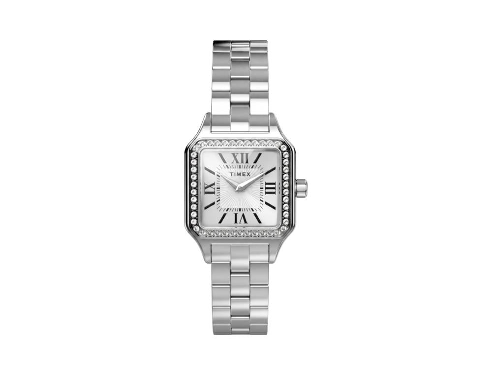 Timex Trend Addison Quartz Watch, Brass, Silver, TW2Y90300