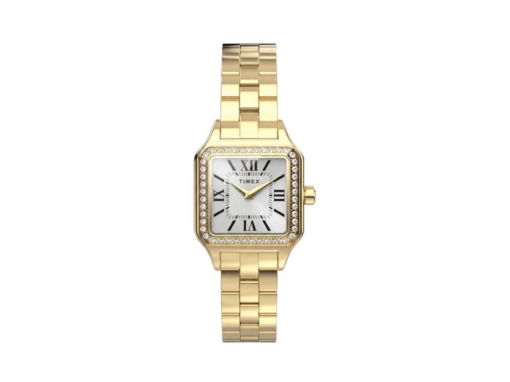 Timex Trend Addison Quartz Watch, Brass, Silver, TW2Y90500