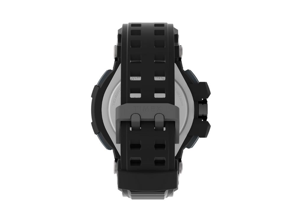 Timex UFC Colossus Quartz Watch, Polycarbonate, Black, 53 mm, TW5M51800