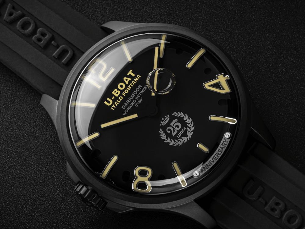 U-Boat Capsoil Darkmoon 25.º PVD Quartz Watch, Black, Limited Edition, 2026