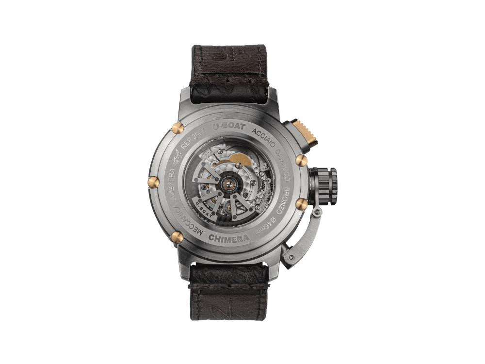 U-Boat Chimera Damasco Bronze Automatic Watch, 46 mm, Limited Edition, 3006
