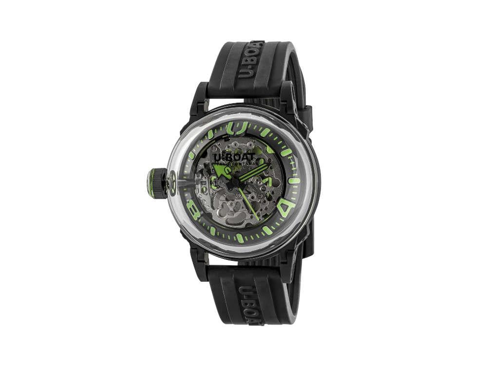 U-Boat U-65 Automatic Watch, Stainless Steel 316L, PVD, 44 mm, Green, 3347