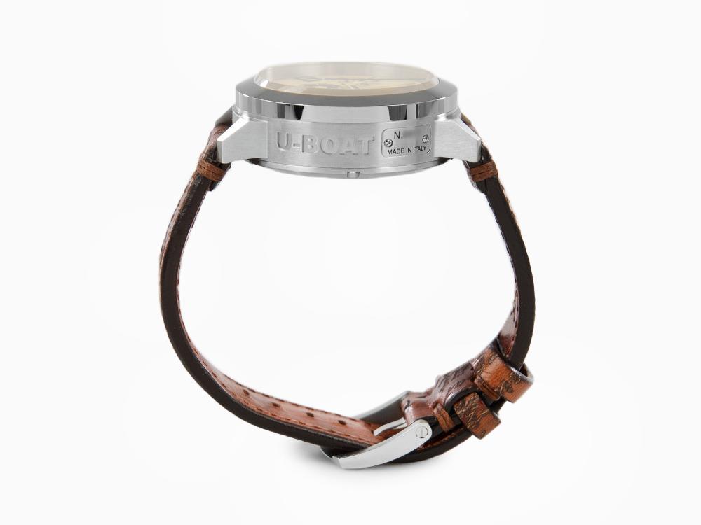 U-Boat Classico Tungsteno Chronograph Automatic Watch, Beige, 45 mm, 9568