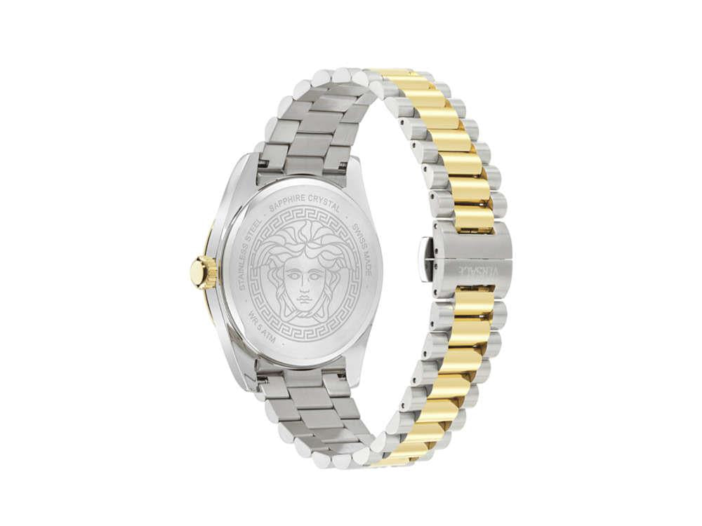 Versace Millenyium Quartz Watch, PVD Gold, Green, 40 mm, VE0G00425