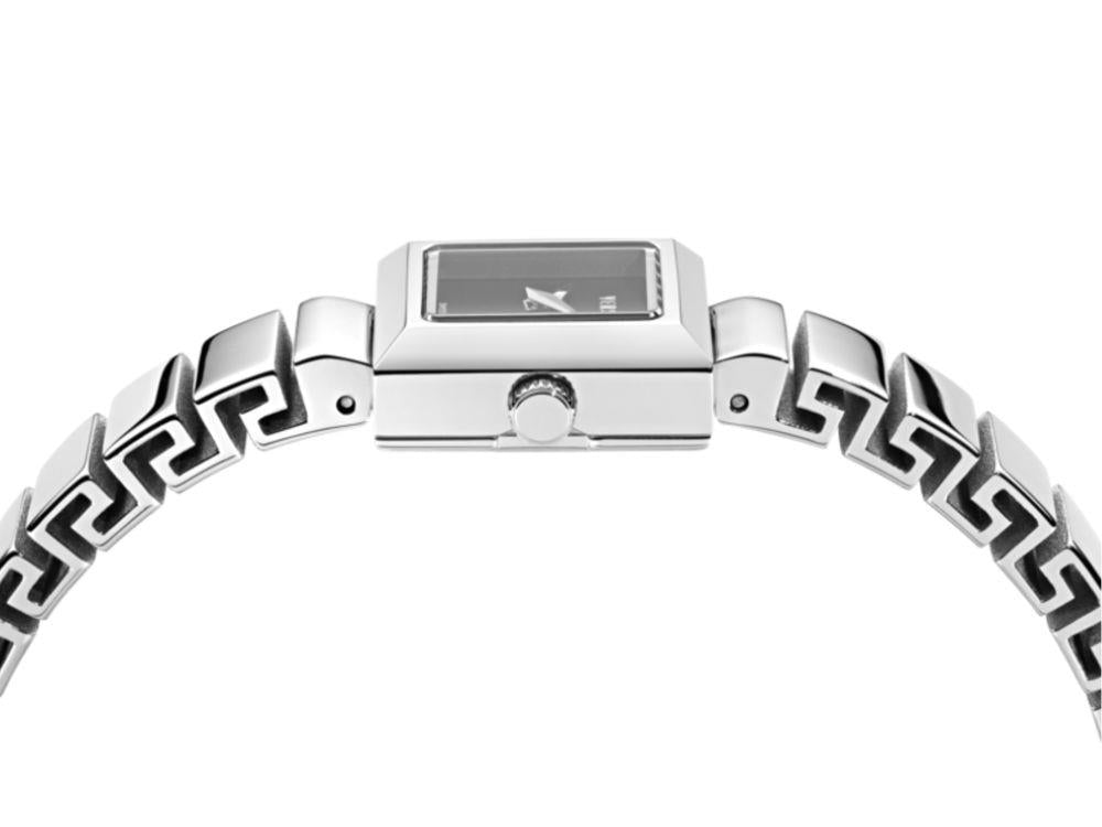 Versace V_Square Quartz Watch, Black, Sapphire Crystal, VEY900226