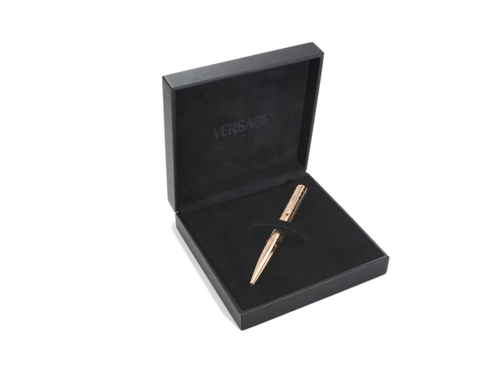 Versace Reve Ballpoint pen, Steel, Rose Gold, VRSC00424