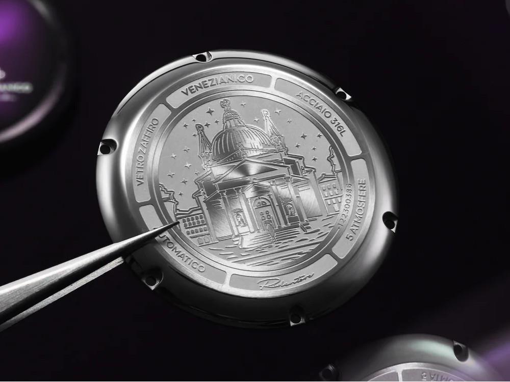 Venezianico Redentore Enigma Automatic Watch, 40 mm, Violet, 1221572